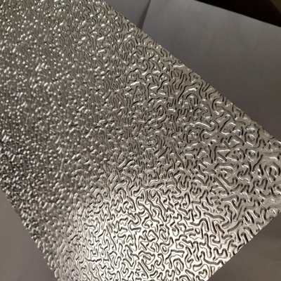 China Rose Gold Stucco Embossed Aluminum Sheet with Thickness 0.2-4.0mm supplier