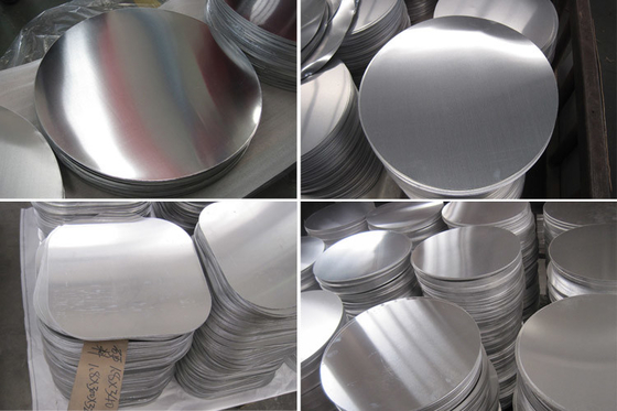 China 1050 1060 1100 3003 Aluminium Sheet Circle / Round Metal Circles For Cooking Utensils supplier