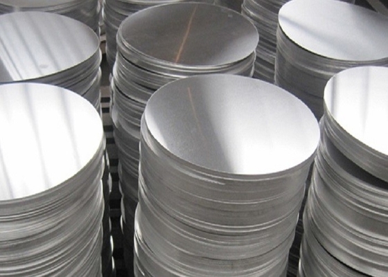 China 1050 1060 1100 3003 5052 Polished Surface Aluminum Circle Plate Is Alloy for Benefit supplier