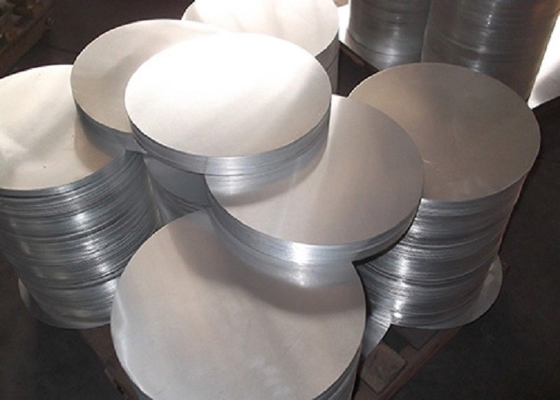China Polished / Mill Finish Aluminum Round Plate , 3003 5052 Round Aluminum Discs supplier