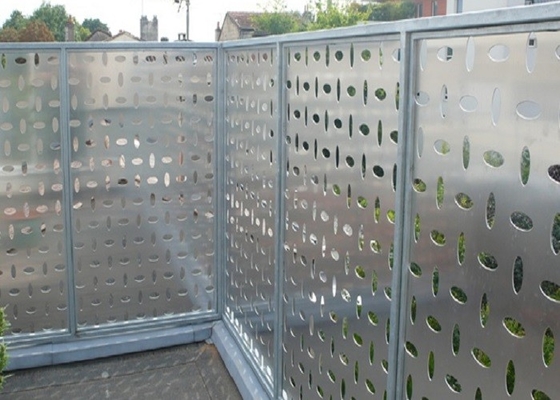 China 3003 H24 Perforated Aluminum Plate , 6061 Aluminum Sheet For Lighting Decorative Fence supplier