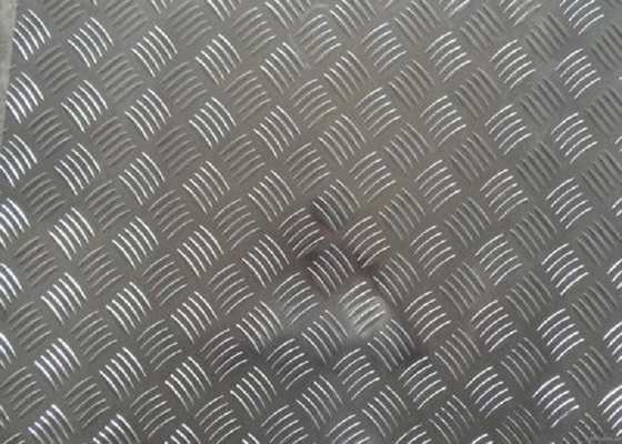 China 3003 Stair Tread Plates Five Bars Diamond Checker Plate Sheet For Flooring supplier