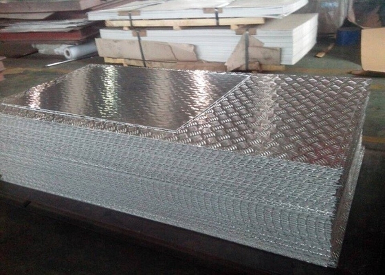 China Pointer Pattern Lightweight Aluminum Sheets , 3003 5052 Aluminium Floor Plate supplier