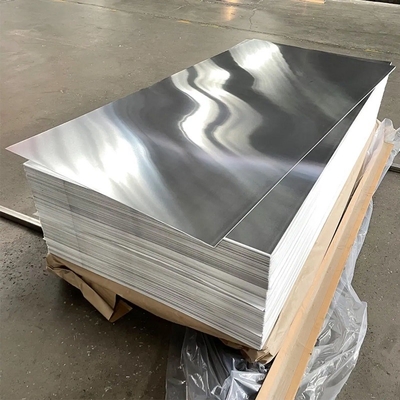 China Smooth Flat Aluminium Alloy Metal Plate Silver Color For Industrial supplier
