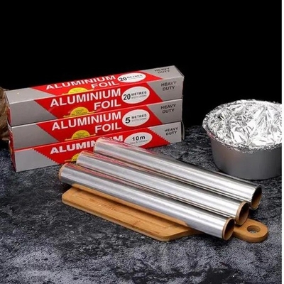 China Hygienic Food Grade Household Aluminum Foil Roll For Kitchen 9 - 24 Micron supplier