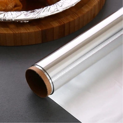 China H14 H24 8011 3003 Food Grade Aluminum Foil Roll Kitchenware Aluminium Metal Foil Paper supplier