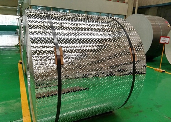 China Corrosion Resistant Aluminum Diamond Plate Slip Proof For Stair Tread Plate supplier