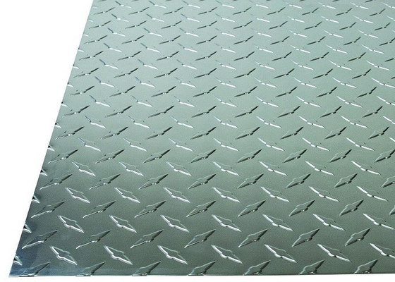 China RuiYi 3003 Aluminum Diamond Plate 0.25&quot; X 24&quot; X 24&quot; ASTM B209-10 Standard supplier