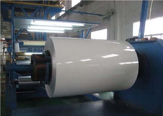 China High Tensile Strength Color Coated Aluminum Coil Customized Length RAL Color supplier