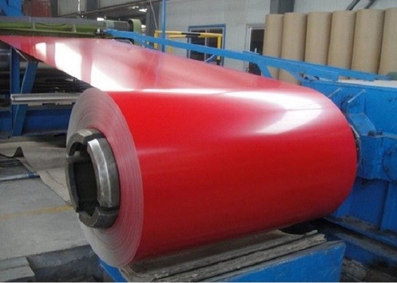 China RAL Color Coated Aluminum Coil With Polyester Coating Impact Resistance ≥9J supplier