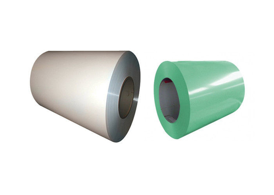China PE PVDF Color Coated Coil 1050 3003 5052 5754 Painted Aluminum Coil ISO 9001 Approved supplier