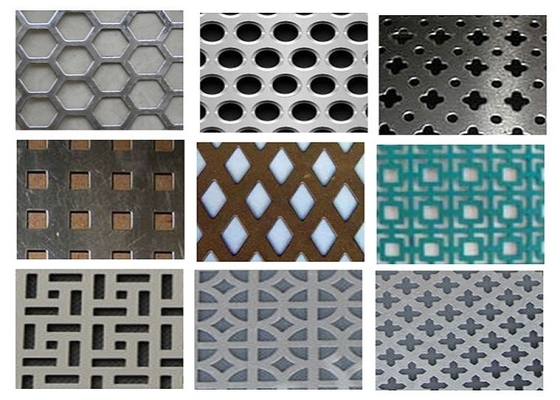 China Punching Square Hexagonal Perforated Sheet 3003 H14 For Acoustic Wall Panels supplier