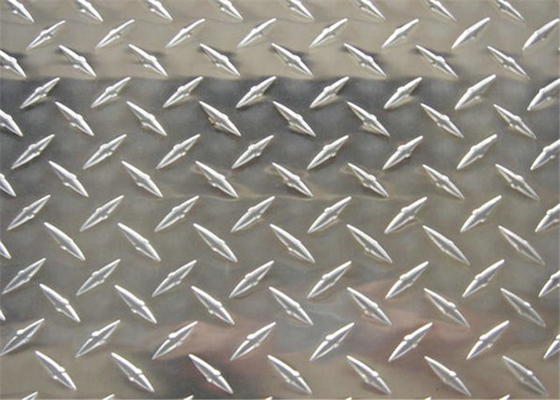 China Durable Aluminum Diamond Tread Plate / Diamond Plate Stair Treads For Building supplier