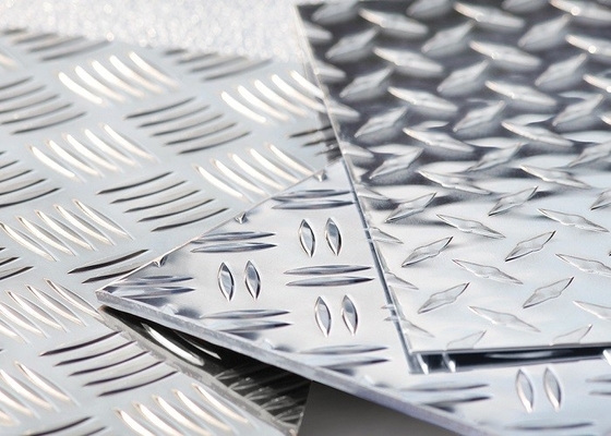 China Diamond Pattern Aluminium Flooring Sheet Aluminum Embossed Plate 3003 5052 6061 supplier