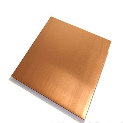 China High Stability Strong Wear Resistance China Factory Price 99.97% Copper Sheet Coil Plate Suppliers supplier