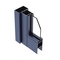 6061 T5 6063 T6 Aluminium LED Light Strip Profiles Square Shape Cabinet Door Profiles supplier