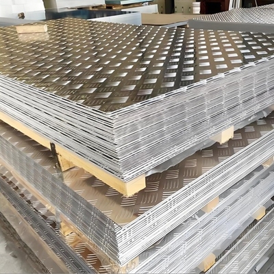 3003 5052 H22 Aluminum Diamond Plate Diamond Aluminum Plate with 0.125 Inches Bright Finish supplier