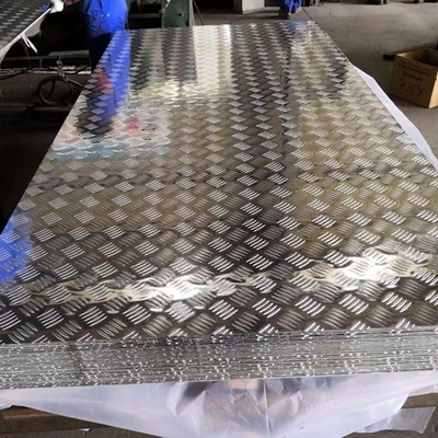 Strength Cold Rolled 3003 5052 6061 7050 7075 Diamond aluminum plate with Diamond Patterns 40 Brinell Hardness supplier