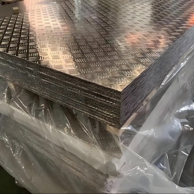 0.125 Inch 96 Inch Length 3003 5052 Aluminum Diamond Plate For Heavy duty Cold/Hot Rolled Solutions supplier