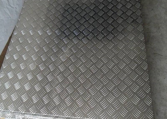 Anti Skid 3003 H22 Aluminium Chequered Plate Corrosion Resistance For Mechanical supplier