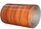 Wood Grain Color Coated Aluminum Coil 1050 1100 3003 PE PVDF Coil Coating supplier